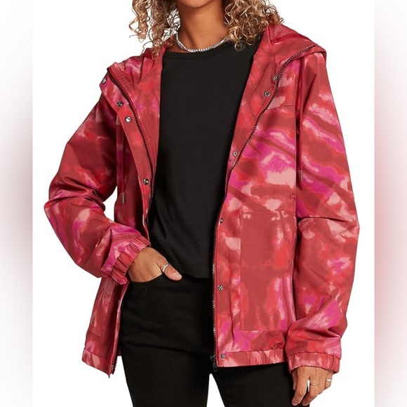 Volcom Jackets & Blazers - Volcom Enemy Stone Hooded Wind breaker.